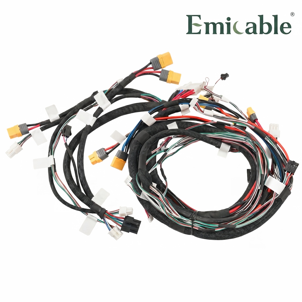New energy charging pile harness