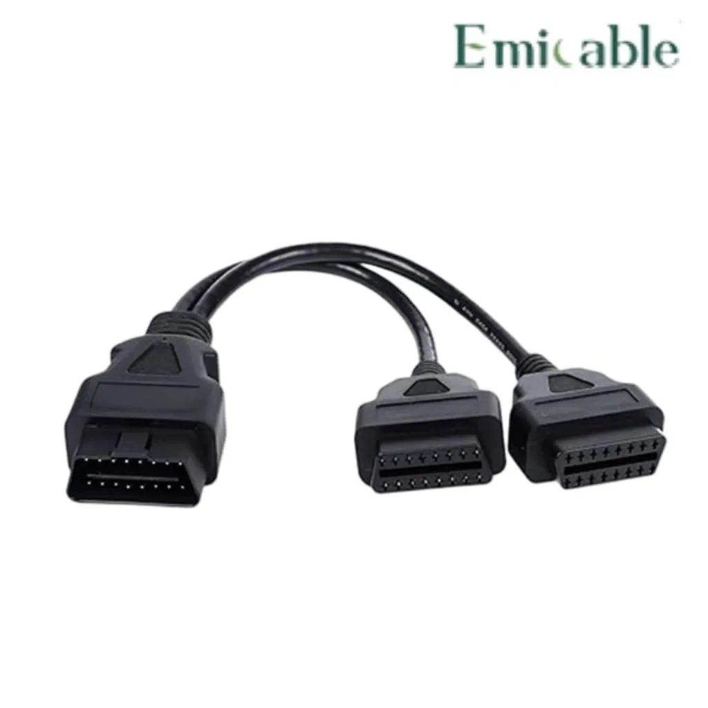 OBD One to Two Connection Cable